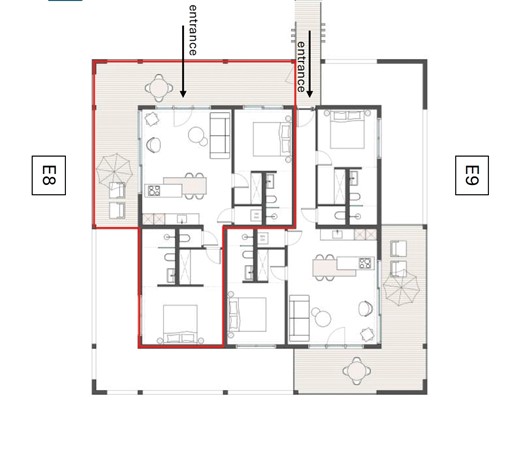 Floorplan - Weg Naar Santa Catharina 8E, Willemstad